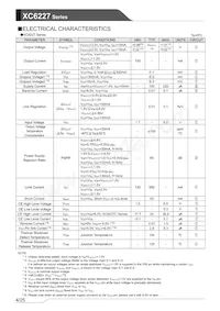 XC6227C49BPR-G Datasheet Page 4