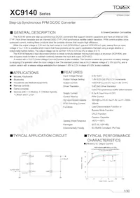 XC9140C5024R-G Datasheet Copertura