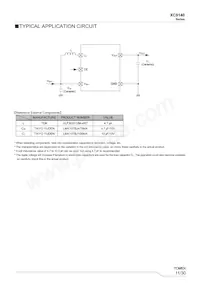 XC9140C5024R-G數據表 頁面 11