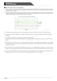 XC9140C5024R-G Datasheet Pagina 16