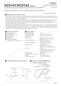 XC9142F55D0R-G Datasheet Cover