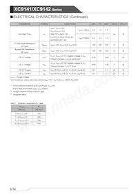 XC9142F55D0R-G Datasheet Pagina 8