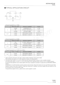 XC9142F55D0R-G數據表 頁面 11