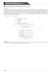 XC9142F55D0R-G Datasheet Pagina 14