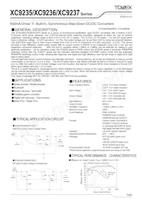 XC9235G40D4R-G Datasheet Copertura
