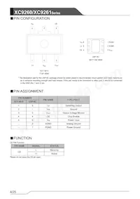 XC9261B36DPR-G Datasheet Page 4