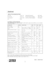 ZXCP330E6TA Datasheet Page 2