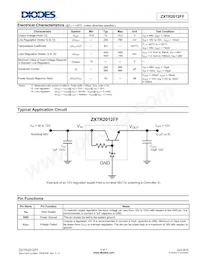 ZXTR2012FF-7數據表 頁面 4