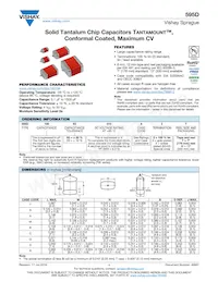 595D108X06R3R4T Datenblatt Cover