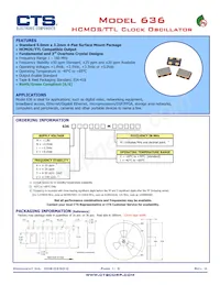 636N5I125M00000 Datasheet Copertura