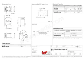 7446323003 Datasheet Cover