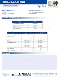 AFS869.0W01-TS4 (3K/REEL)數據表 封面