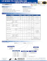 ASFL1-125.000MHZ-L-T Datenblatt Cover