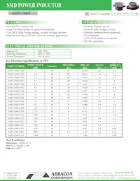 ASPI-1306T-102M-T Datasheet Cover