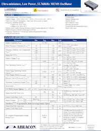 ASTMKJ-32.768KHZ-MP-DCC Datasheet Cover