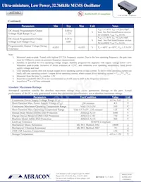 ASTMKJ-32.768KHZ-MP-DCC Datasheet Page 2