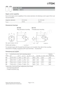 B41570E8339Q000 Datasheet Pagina 6