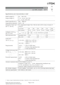 B41895A7188M000 Datasheet Pagina 4