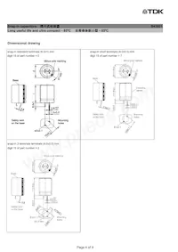 B43601A9108M87 Datasheet Pagina 4