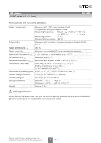 B82145A2335J000 Datasheet Pagina 4