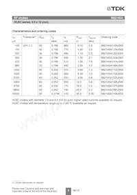 B82145A2335J000 Datasheet Pagina 5