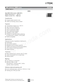 B82496C3429J000 Datasheet Page 2