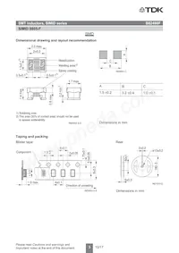 B82498F3339K001 Datasheet Pagina 3