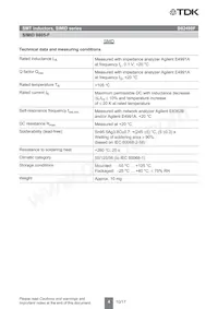 B82498F3339K001 Datasheet Pagina 4