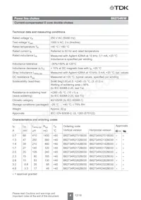 B82734W2701B030 Datasheet Pagina 4