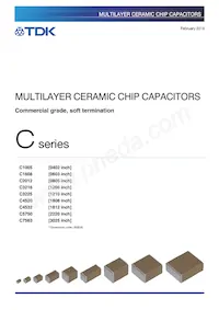 C3216X7R2J332K115AE Datasheet Cover