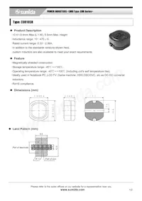 CDR105BNP-820LC Datenblatt Cover