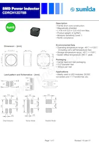 CDRCH12D78BNP-6R8NC Datasheet Copertura