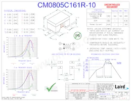 CM0805C161R-10 Datenblatt Cover
