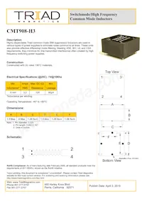 CMT908-H3-B Datasheet Copertura