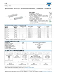 CPL15R1000JE143 Datasheet Cover