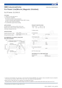 GLCR2012T101M-HC Datasheet Copertura