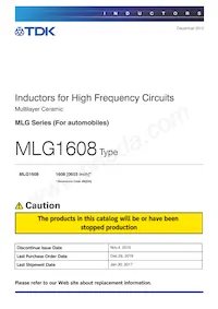 MLG1608SR47JTD25 Datasheet Copertura