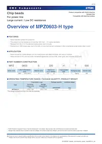 MPZ0603S330HT000數據表 頁面 3