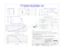 TYS4018220M-10 Datasheet Copertura