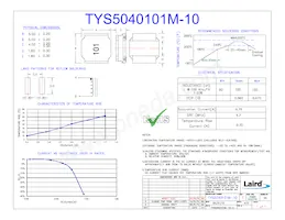 TYS5040101M-10 Datasheet Copertura
