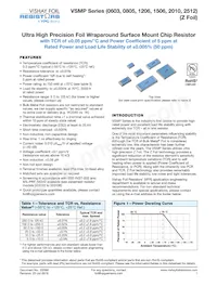 Y1636750R000B1W Datasheet Cover