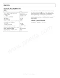 ADM1021AARQZ-R7 Datasheet Pagina 4