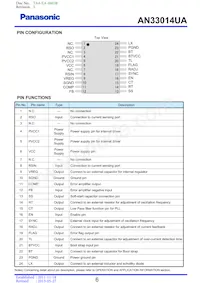 AN33014UA-VB數據表 頁面 6