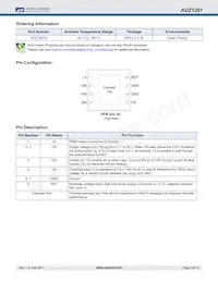 AOZ1281DI Datasheet Page 2