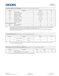 AP6502SP-13 Datasheet Pagina 3