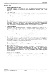 BD8152FVM-TR Datasheet Pagina 19