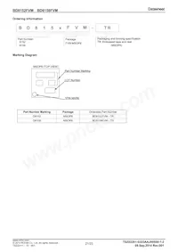 BD8152FVM-TR Datasheet Pagina 21