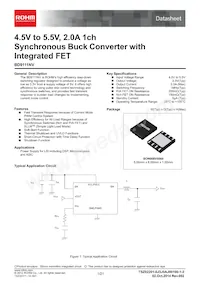 BD9111NV-E2 Datasheet Copertura