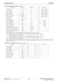 BD95601MUV-LBE2 Datasheet Page 4