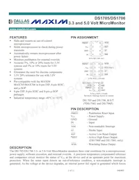 DS1706SEUA/T&R數據表 封面